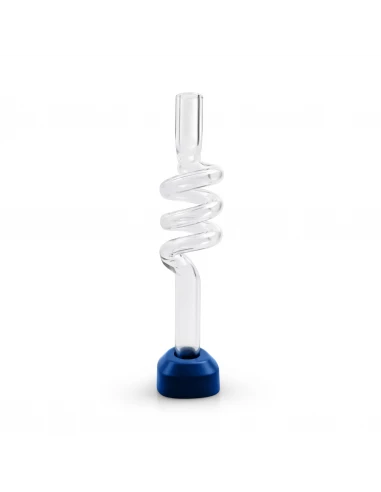 Norddampf Relict glass mouthpiece SPIRAL by Plaisir, 130 mm