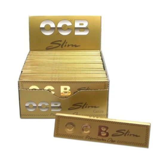 OCB PREMIUM KS SLIM GOLD ORO 50 X 32 PAPERS