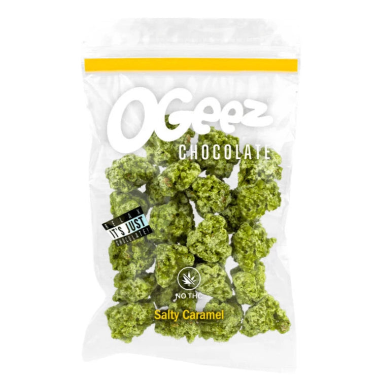 OGEEZ SALTY CARAMEL (35G) SCHOKOLADE IN CANNABIS-FORM