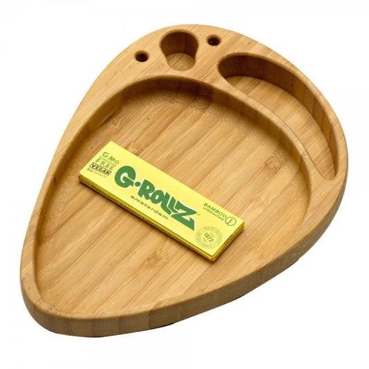 PALLETTE BAMBOO TRAY - G-ROLLZ - 19X14CM