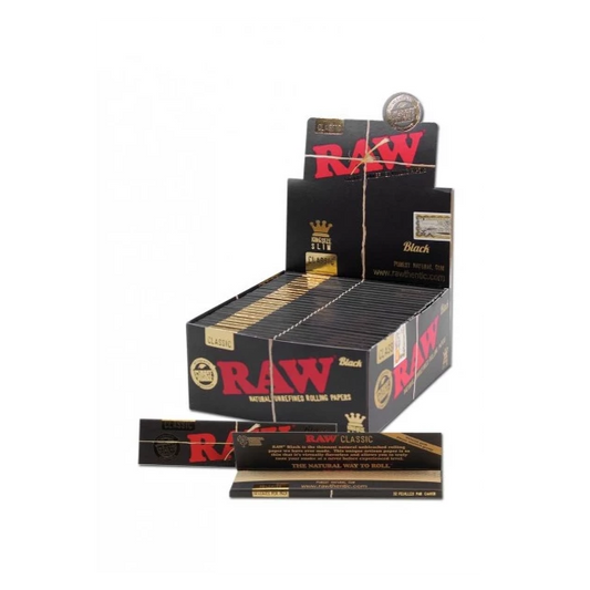 RAW - BLACK KING SIZE SLIM EXTRA FINE