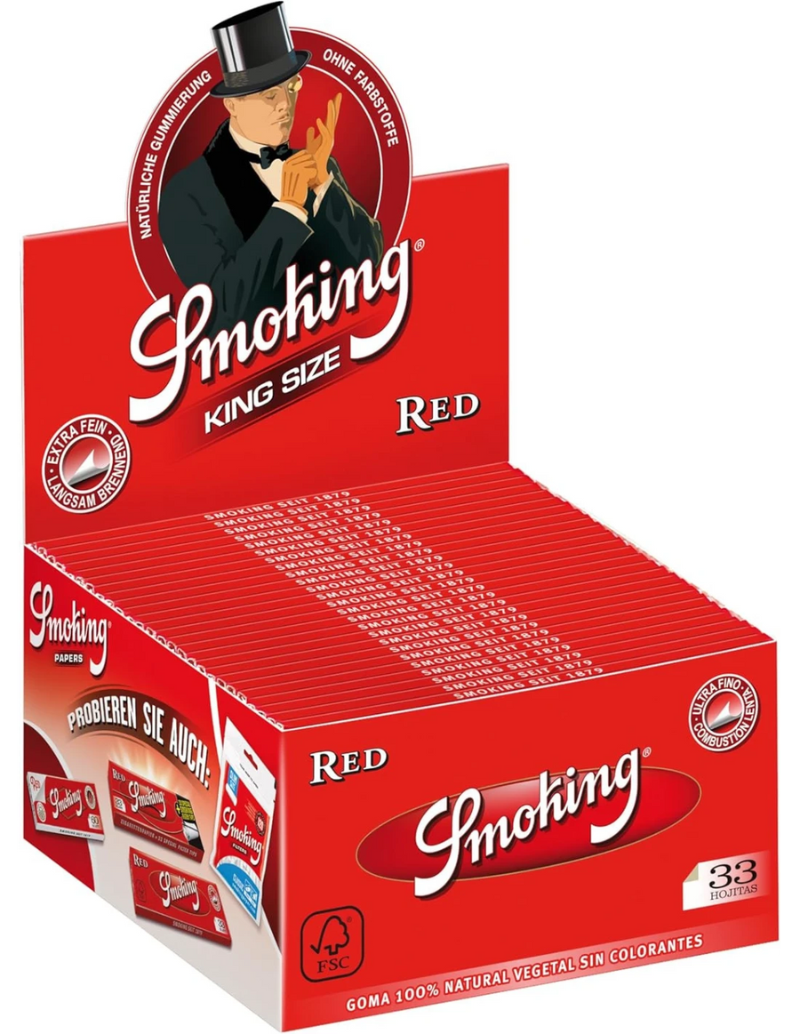 SMOKING KING SIZE DELUXE 50 X 33 PAPERS